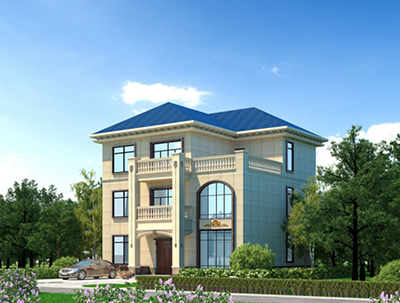 自貢歐式三層層房子設計圖圖紙 房屋設計圖全套 NO.3631